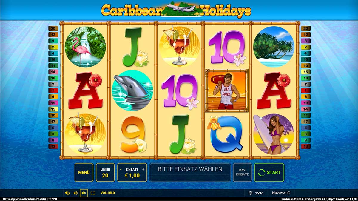 Greentube - Caribbean Holidays - Slot