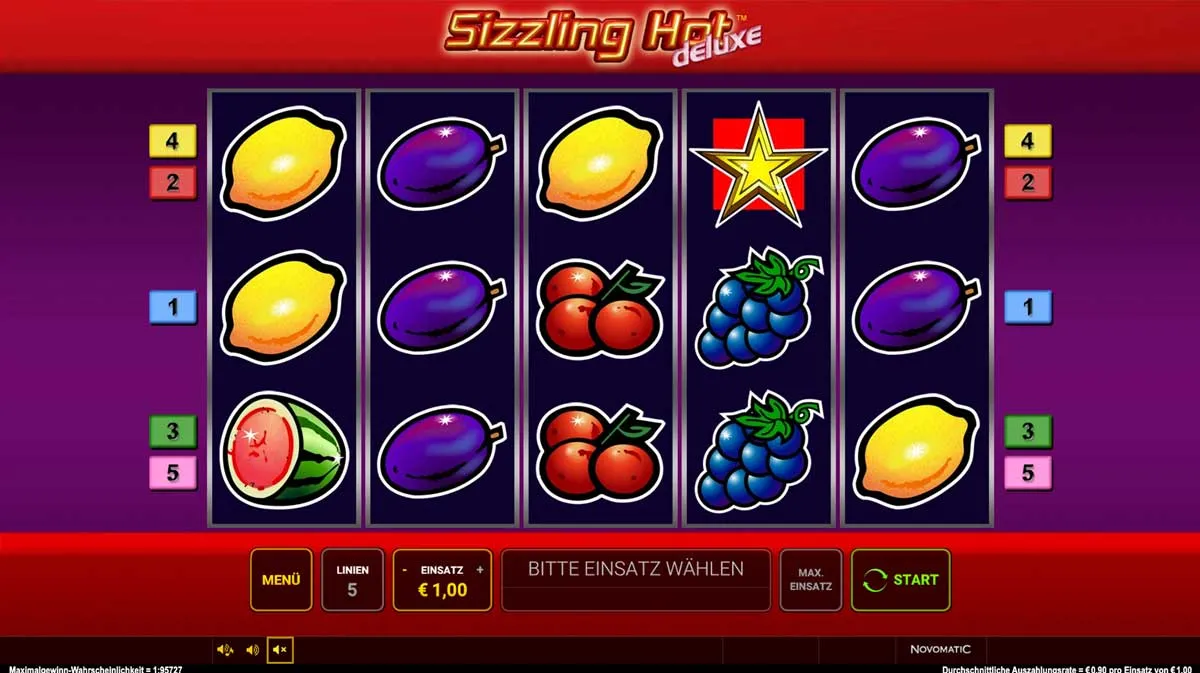 greentube - Sizzling Hot deluxe - Slot