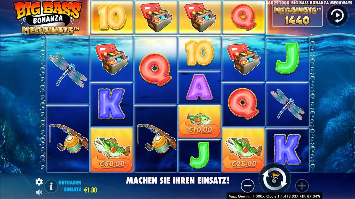 Pragmatic Play - Big Bass Bonanza MEGAWAYS - Slot