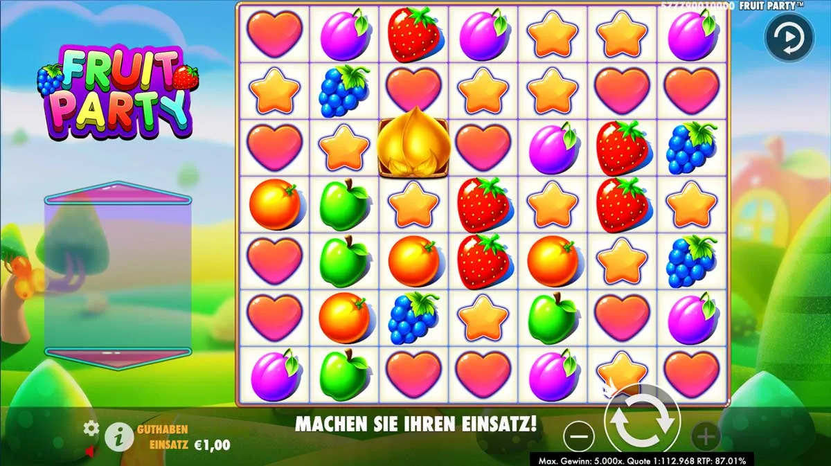 Pragmatic Play - Fruit Party - Clusterspiel