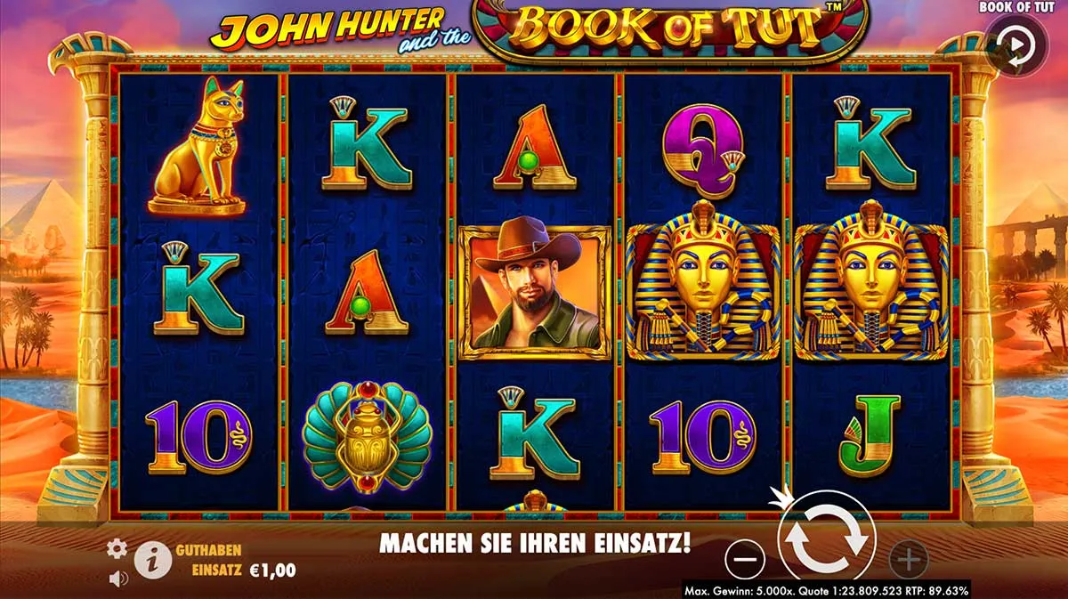 Pragmatic Play - John Hunter and the Book of Tut - Slot